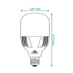 لامپ ال ای دی استوانه ای 40 وات - تصویر 2